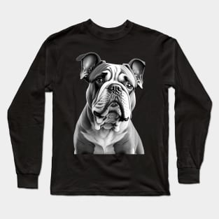 Portrait of a Cute Dog Long Sleeve T-Shirt